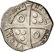 5 Croats Vic,cross, Spain, 1641 reverse image