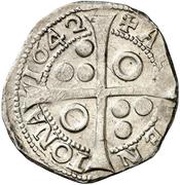 5 Croats Argentona, Spain, 1642 reverse image