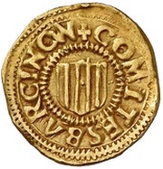 ½ Ducat - Ioana and Carolus I C inverted, Spain, 1516-1555 reverse image