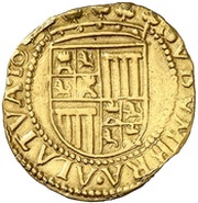 ½ Trentin - Felipe IV Barcelona, Spain, 1626-1632 reverse image