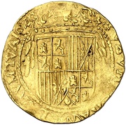 Trentin Countermarked B, Spain, 1622-1629 reverse image