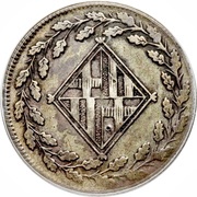 Peseta, Spain, 1809-1814 reverse image