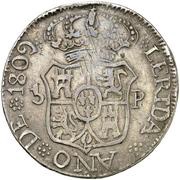 5 Pesetas - Fernando VII Lérida, Spain, 1809 reverse image