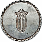 5 Pesetas Tarragona, large 0, Spain, 1809 reverse image