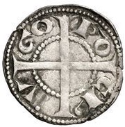 Dinero - Ponce Hugo IV, Spain, 1230-1269 reverse image