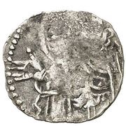 Dinero angel, blades, Spain, 934-1035 reverse image
