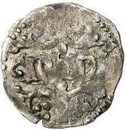 Dinero vegetable ornaments,cross, Spain, 934-1035 reverse image