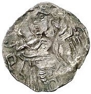 Dinero angel, Spain, 1010-1050 reverse image