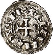 1 Obol - Ferdinand II lion, Spain, 1183-1188 reverse image