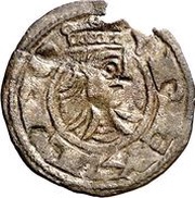1 Denier - Ferdinand II domineering obverse image