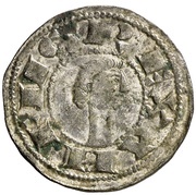 1 Denier - Ferdinand II two kings obverse image