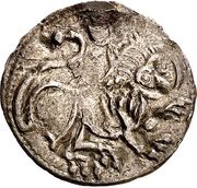 1 Denier - Ferdinand II lion obverse image