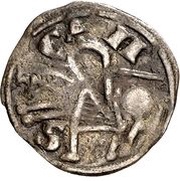 Dinero - Alfonso IX knight obverse image
