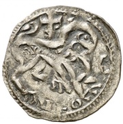 Dinero - Alfonso IX lion obverse image