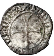 Dinero - Jaime III, Spain, 1324-1343 reverse image