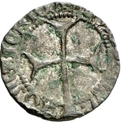 Dinero - Fernando I, Spain, 1412-1416 reverse image