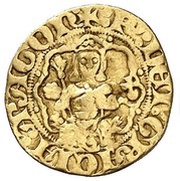 ¼ Real - Pedro IV rose obverse image