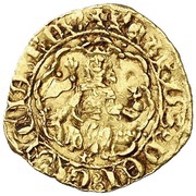 ¼ Real - Pedro IV shoe obverse image