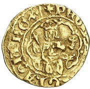 ¼ Real - Pedro IV shell obverse image