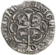 ½ Real - Fernando II, Spain, 1412-1416 reverse image