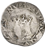 ½ Real - Ferdinandus II five pointed crown obverse image