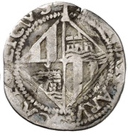 ½ Real - Ferdinandus II five pointed crown, Spain, 1508-1516 reverse image