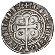 Real - Jaime III, Spain, 1324-1343 reverse image