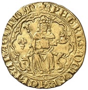 Real - Pedro IV fleur-de-lis obverse image