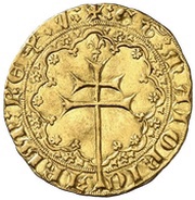 Real - Pedro IV fleur-de-lis, Spain, 1336-1387 reverse image