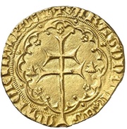 Real - Pedro IV shell, Spain, 1336-1387 reverse image