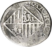 1 Real - Felipe IV bust left, Spain, 1621-1665 reverse image
