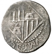 2 Reales - Carlos II small crown, Spain, 1665-1683 reverse image