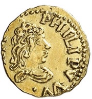 ½ Escudo - Felipe V obverse image
