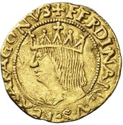 1 Ducat - Ferdinandus II large head obverse image