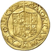 1 Ducat - Ferdinandus II small head, Spain, 1508-1516 reverse image