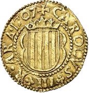 1 Escudo - Carlos III pretender obverse image