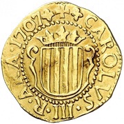 4 Escudos - Carlos III pretender obverse image