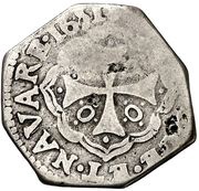 2 Reales - Felipe IV, Spain, 1651-1652 reverse image