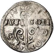 Dinero - Sancho V hair at the nape obverse image