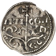 Dinero - Sancho V crude bust obverse image
