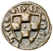 Pugesa Teresa de Entenza, Balaguer,sharp tip of wide shield obverse image