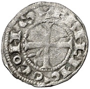 Obolo Armengol VIII, Agramunt, Spain, 1184-1209 reverse image