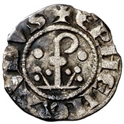 Obolo Armengol X, Agramunt, Spain, 1267-1314 reverse image