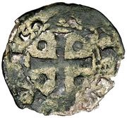 Dinero Armengol VII, Agramunt, Spain, 1154-1184 reverse image