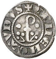 Dinero Armengol X, Agramunt, Spain, 1267-1314 reverse image