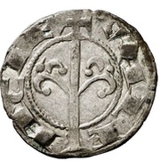 Dinero - Jaime I, Spain, 1213-1276 reverse image