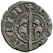 Dinero - Alfonso V no marks, Spain, 1416-1458 reverse image