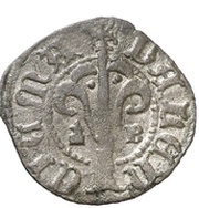 Dinero - Alfonso V mark and B, Spain, 1416-1458 reverse image