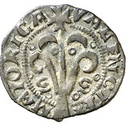 1 Denier - Ferdinandus II mark SS, Spain, 1479-1516 reverse image