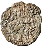 1 Denier - Carolus I, Spain, 1516-1556 reverse image